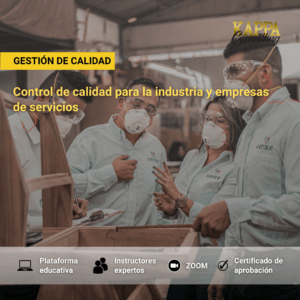 Curso virtual Control de calidad para la industria y empresas de servicios