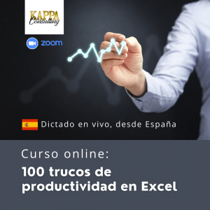 Curso online - 100 trucos de productividad en Excel (14 horas)