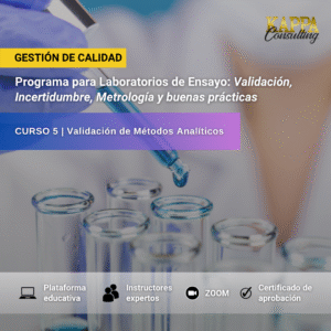 Curso Validación de Métodos Analíticos