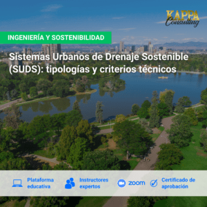 Sistemas Urbanos de Drenaje Sostenible (SUDS): tipologías y criterios técnicos